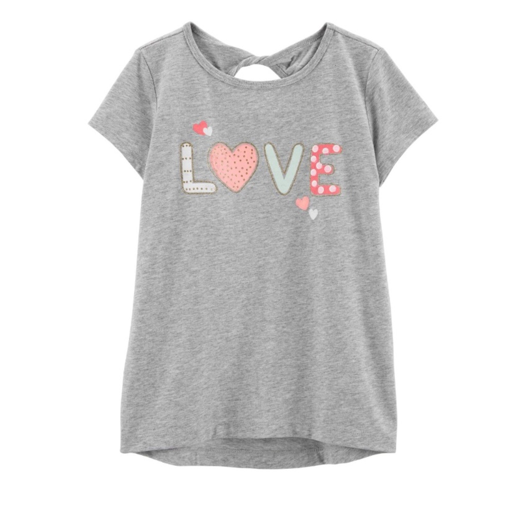 Girl’s Carter’s Love Short Sleeve Top